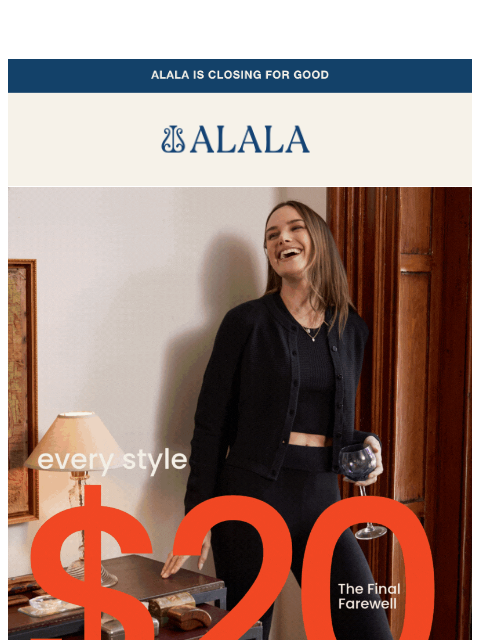 alalastyle newsletter: 🔥 LAST DAY: $20 Styles End Tonight