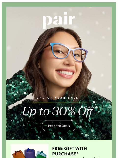 paireyewear newsletter: Time’s Ticking on 20% Off Glasses⏱️