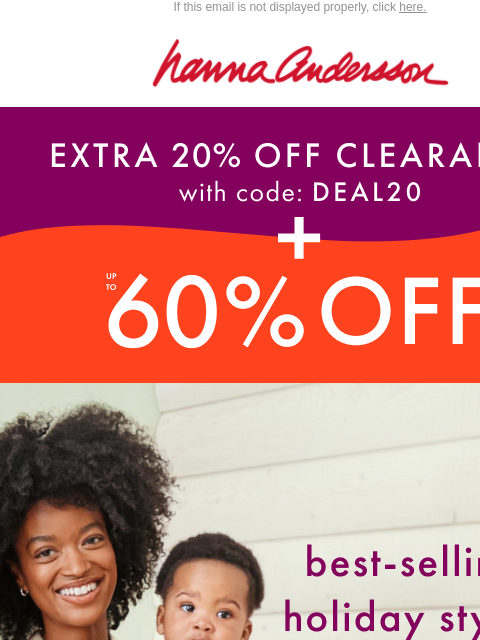 hannaandersson newsletter: From $19: Best-Selling Dresses, PJs, Sets & More