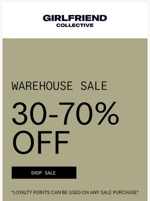 girlfriend newsletter: Last chance for 70% off