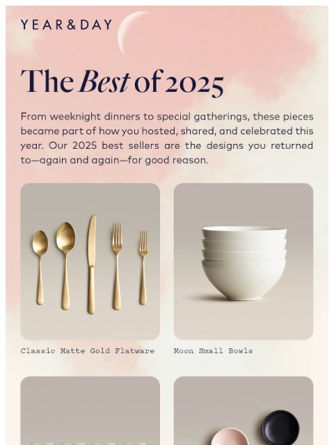 yearandday newsletter: Our Most-Loved Pieces of 2025