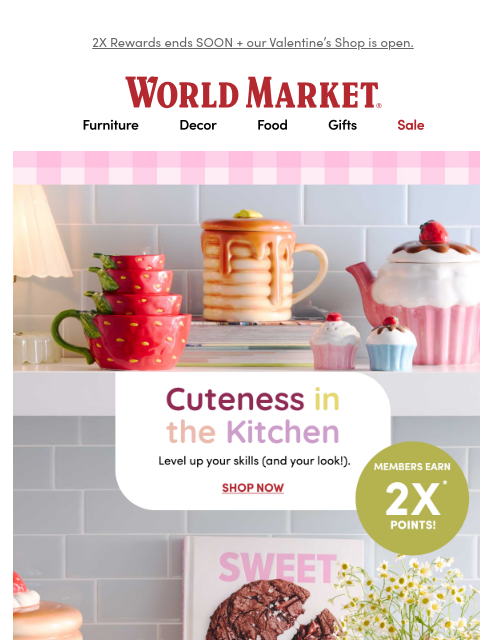 emailworldmarket newsletter: 💝 Let us treat you to something sweet.