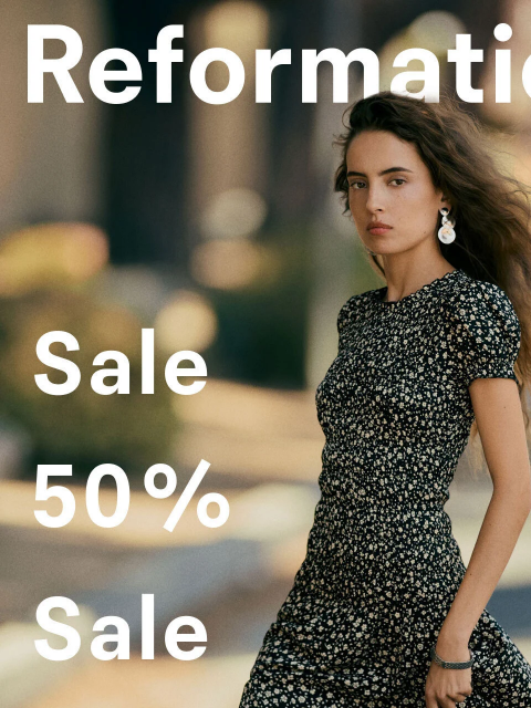 thereformation newsletter: LET’S GO HALFSIES