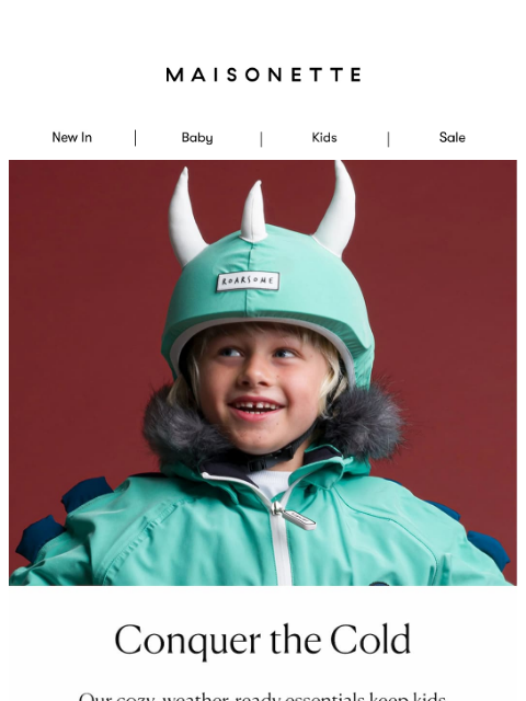 maisonette newsletter: Snow Day? S'no Problem