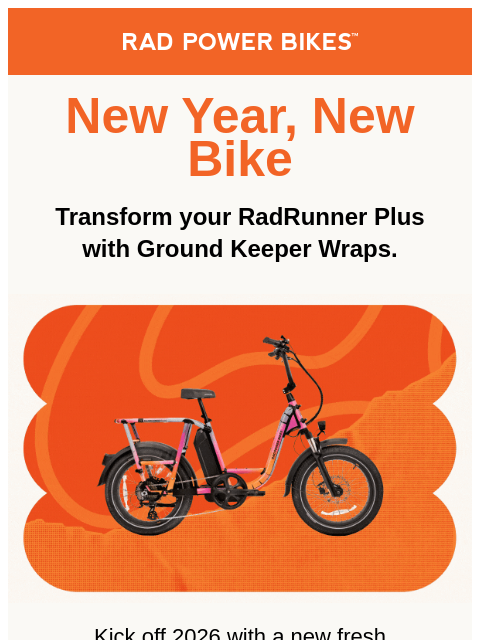 radpowerbikes newsletter: New Year. New Colors.