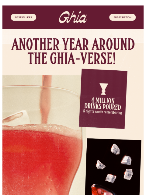 drinkghia newsletter: The Best of 2025 ✨