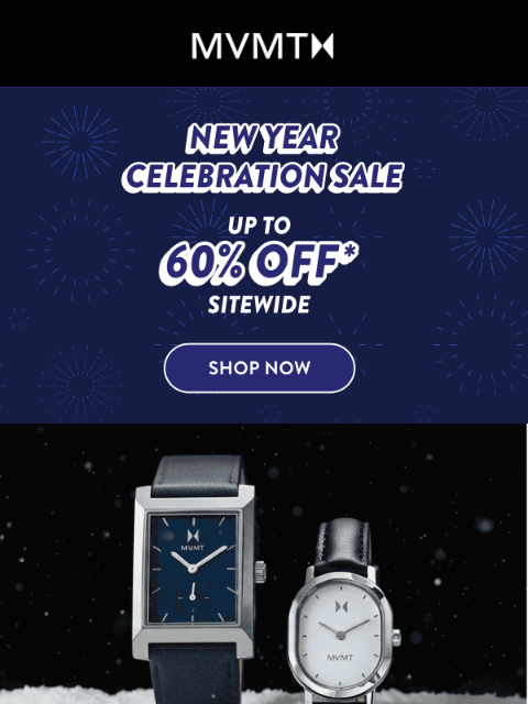 mvmt newsletter: Up to 60% Off Dress Watches