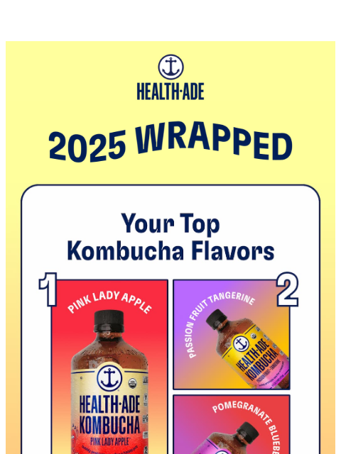 health-ade newsletter: Health-Ade 2025, Wrapped