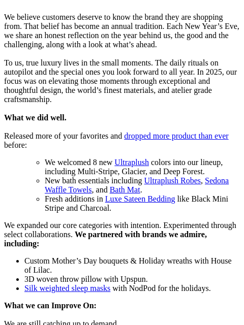 italic newsletter: Annual letter.