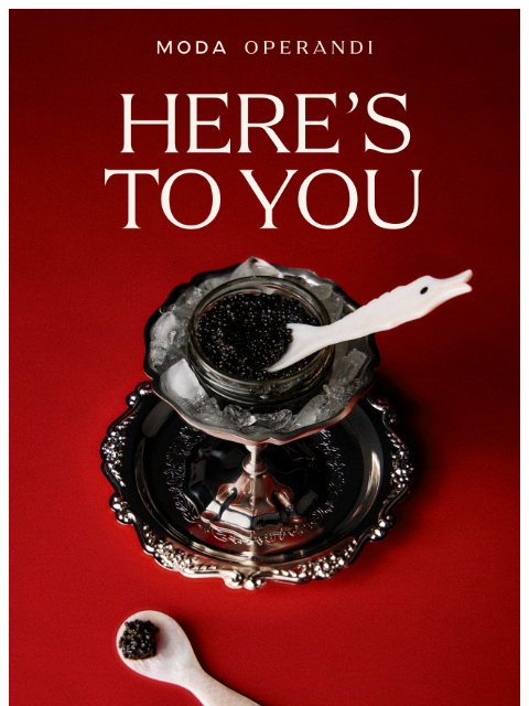 modaoperandi newsletter: Fashion worth toasting to 🥂