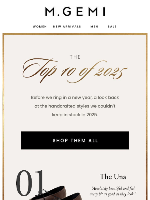 mgemi newsletter: Top 10 Styles of The Year