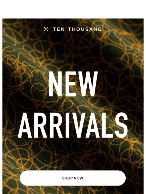 tenthousand newsletter: December New Arrivals